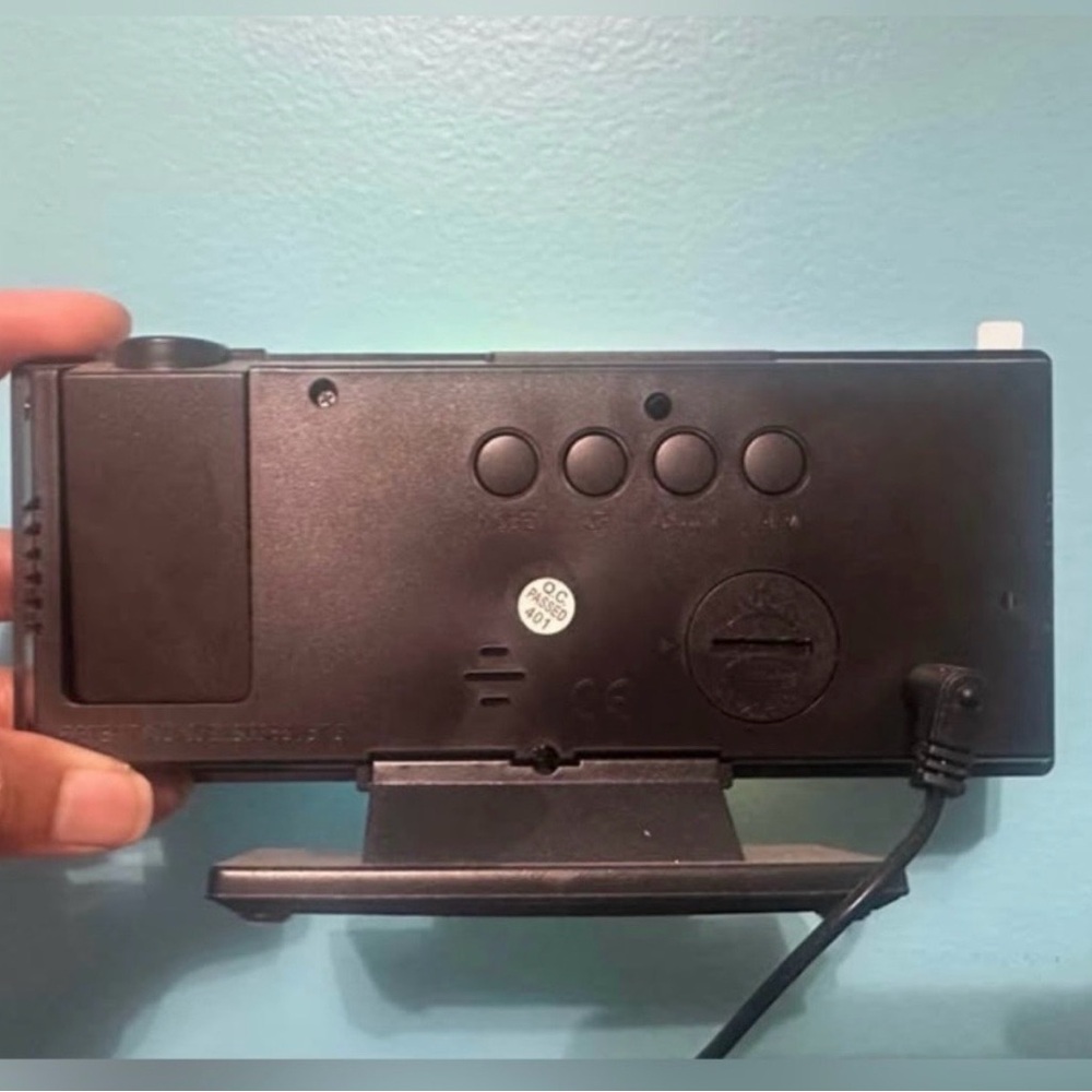 LED Digital Alarm Clock with Colorful Display - Picture 3 of 5